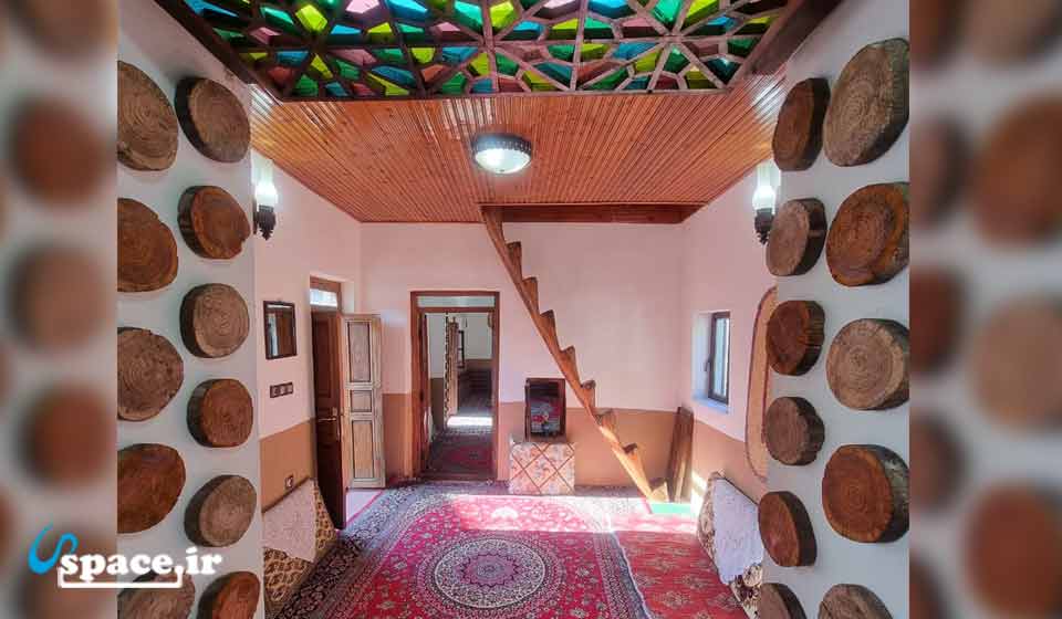 نمای داخلی خانه بومی مشتی ببا - سواد کوه - لفور - روستای قاضی کلا